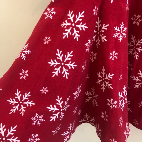 Girls Eleanor Rose snowflake dress - Picture 4 of 6